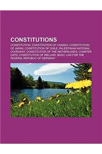 Constitutions: Constitution, Palestinian National Covenant, State Constitution, Libyan Constitution, Hamas Covenant, Constitution of