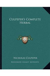 Culpeper's Complete Herbal