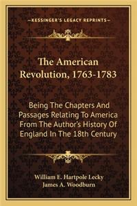 American Revolution, 1763-1783