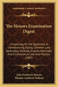 Honors Examination Digest