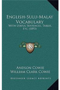 English-Sulu-Malay Vocabulary