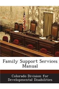 Family Support Services Manual