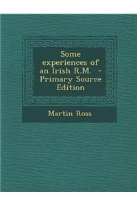 Some Experiences of an Irish R.M.