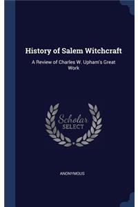 History of Salem Witchcraft