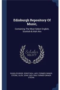 Edinburgh Repository Of Music,