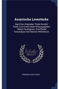 Assyrische Lesestücke