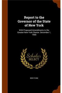 Report to the Governor of the State of New York