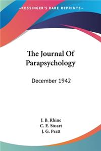 Journal Of Parapsychology: December 1942