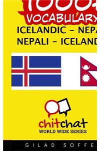 1000+ Icelandic - Nepali Nepali - Icelandic Vocabulary