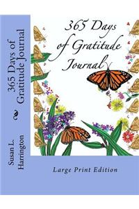 365 Days of Gratitude Journal LP: Large Print Edition