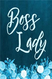 Chalkboard Journal - Boss Lady (Aqua)