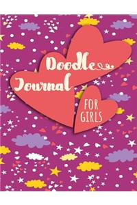 Doodle Journal For Girls: Graph Paper Notebook