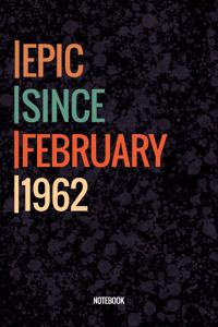 Epic Since February 1962 Notebook