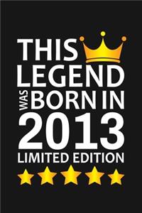 This Legend Was Born In 2013 Limited Edition