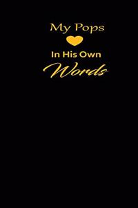 My pops in his own words