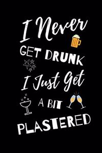 I Never Get Drunk I Just Get A Bit Plastered