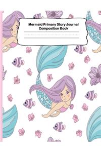 Mermaid Primary Story Journal Composition Book