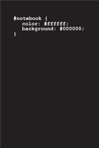 Notebook Color Background