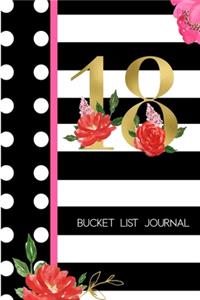 18 Bucket List Journal