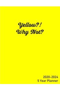 Yellow Why Not 2020-2024 - 5 Year Planner
