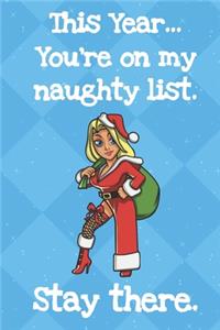 This Year Youre On My Naughty List Stay There