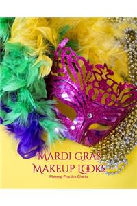 My Mardi Gras Makeup Looks Practice Charts