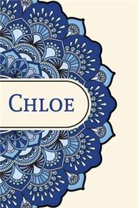 Mandala Notebook with Personalized Monogram Chloe