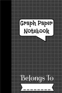 Graph Paper Notebook Belongs To