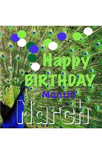 Happy Birthday Month- March