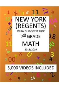 7th Grade NEW YORK REGENTS, MATH, Test Prep