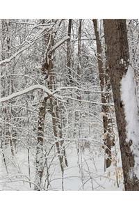 Winter School Composition Book Scenic Photo 130 Pages