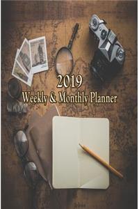 Planner 2018-2019 Academic Weekly Monthly and Yearly