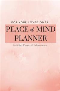 Peace Of Mind Planner & Will Workbook