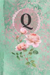 Personalized Monogrammed Letter Q Journal