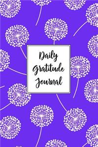 Gratitude Journal Dandelions Pattern 6