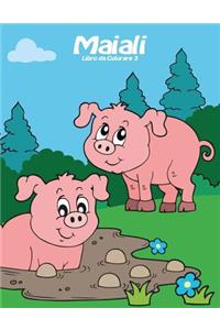 Maiali Libro da Colorare 3