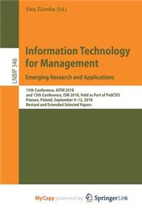 Information Technology for Management