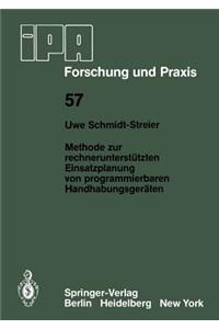 Methode Zur Rechnerunterstützten Einsatzplanung Von Programmierbaren Handhabungsgeräten