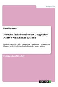 Portfolio Praktikumsbericht Geographie Klasse 6 Gymnasium Sachsen
