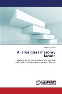 large glass masonry facade