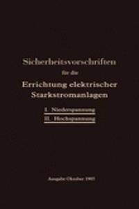 Sicherheitsvorschriften Für Die Errichtung Elektrischer Starkstromanlagen