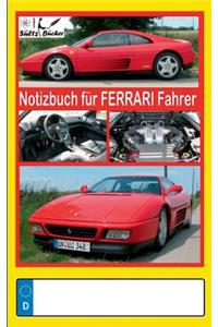 Notizbuch für Ferrari-Fahrer