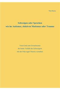 Schweigen oder Sprechen wie im Autismus, elektiven Mutismus oder Trauma