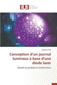 Conception D Un Journal Lumineux À Base D Une Diode Laser
