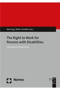 Right to Work for Persons with Disabilities