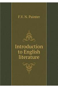 Introduction to English Literature