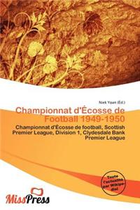 Championnat D' Cosse de Football 1949-1950