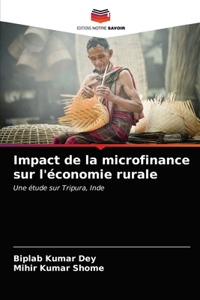 Impact de la microfinance sur l'économie rurale