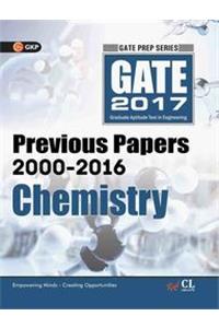Gate solved Paper Chemistry 2017 (previous papers 2000-2016)