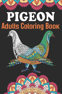 Pigeon Adults Coloring Book